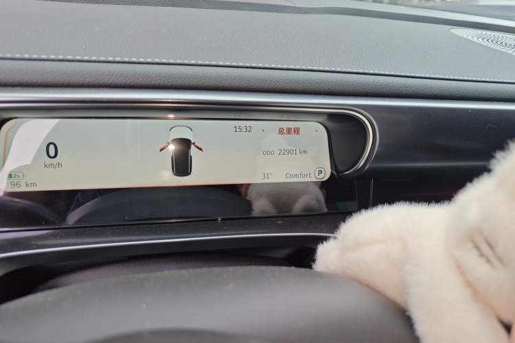 Used smart #1 2024 Dynamic Standard Edition Odometer Close Up