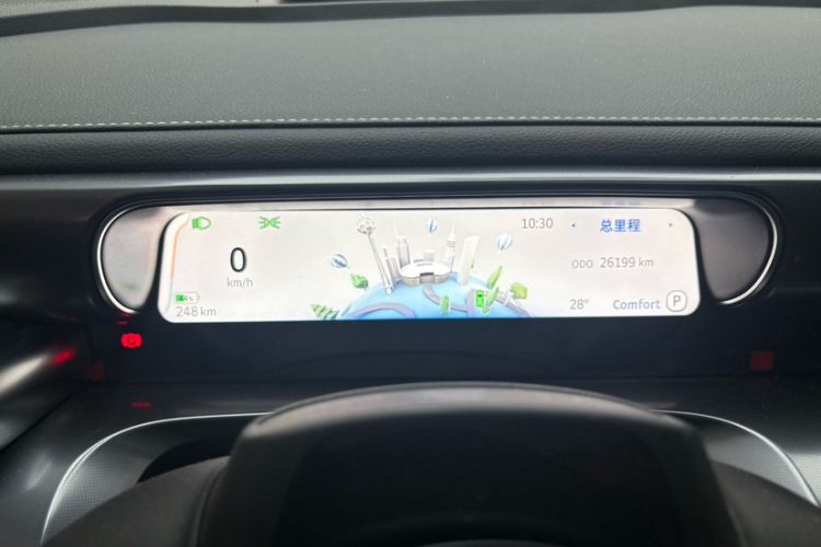 Used smart #1 2024 Premium Edition Odometer Close Up