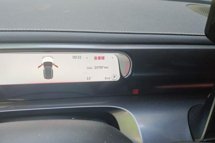 Used smart #1 2024 Dynamic Standard Edition Odometer Close Up