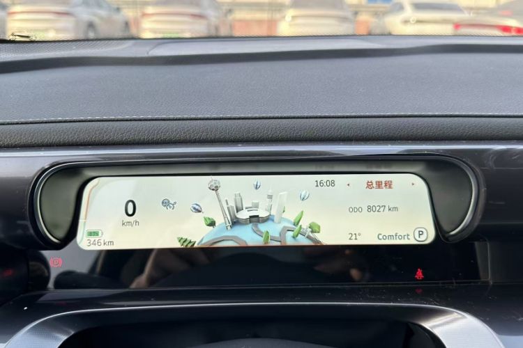Used smart #1 2024 Dynamic Standard Edition Odometer Close Up