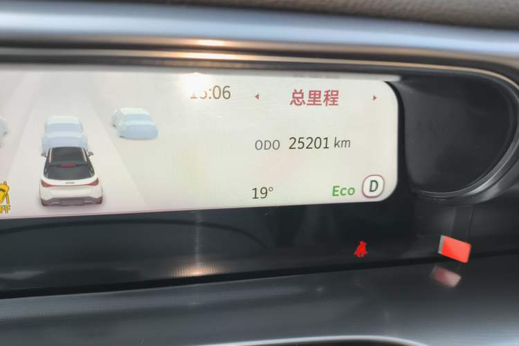 Used smart #1 2024 Dynamic Long-Range Edition Odometer Close Up
