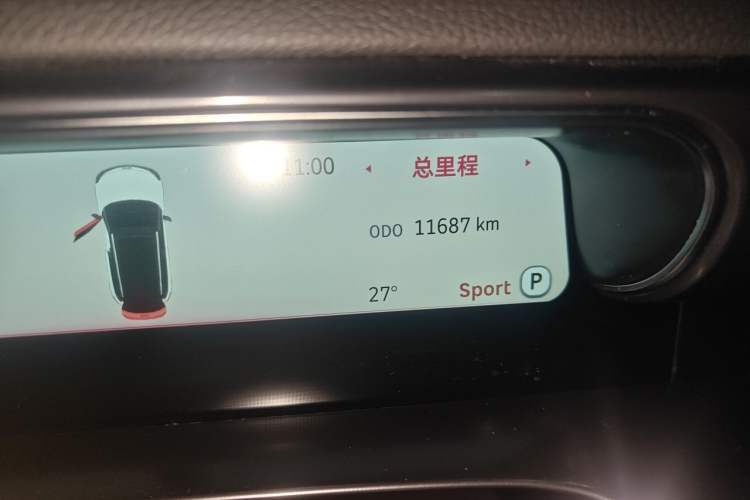 Used smart #1 2024 Dynamic Long-Range Edition Odometer Close Up