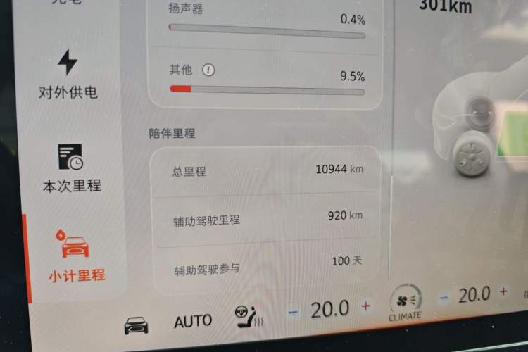 Used smart #1 2026 Dynamic Upgrade Edition Odometer Close Up