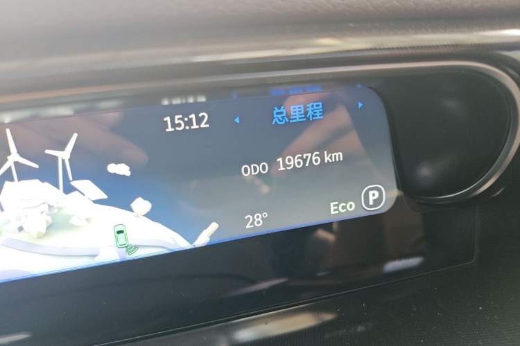 Used smart #3 2023 Pulse Four-Wheel Drive Edition Odometer Close Up