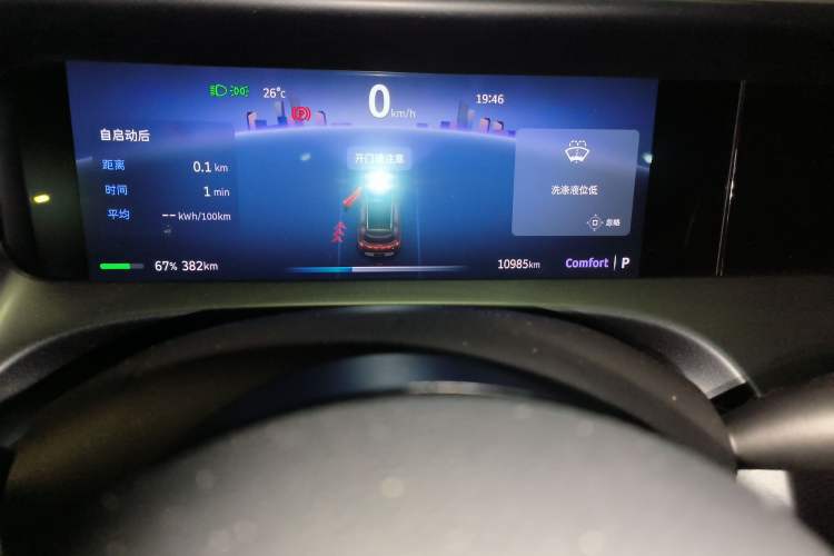 Used smart #5 2024 Long-Range Journey Luxury Edition Odometer Close Up