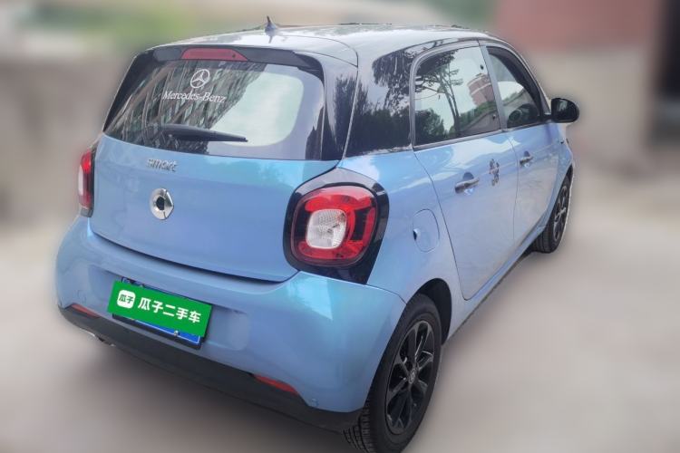Used smart forfour 2016 1.0L 52 kW Dynamic Edition Rear Right 45 Deg