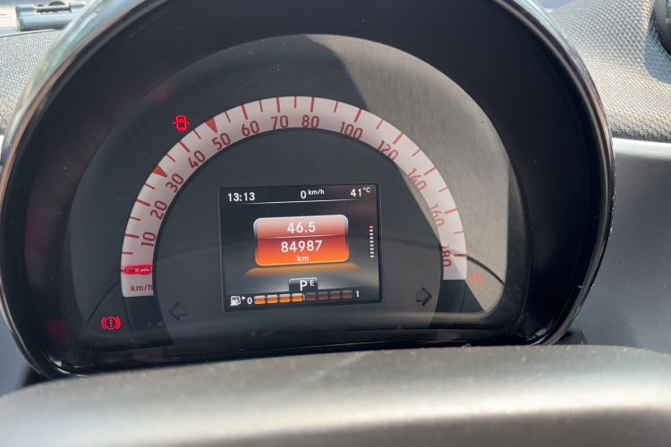 Used smart forfour 2016 1.0L 52 kW Passion Edition Odometer Close Up