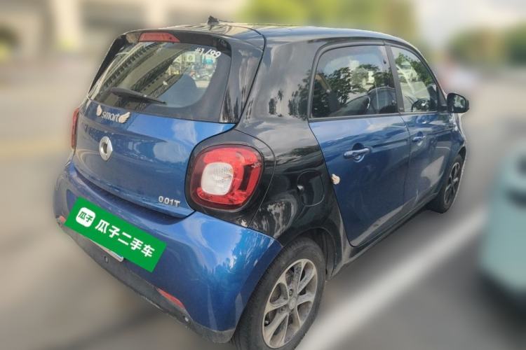 Used smart forfour 2016 1.0L 52 kW Passion Edition Rear Right 45 Deg