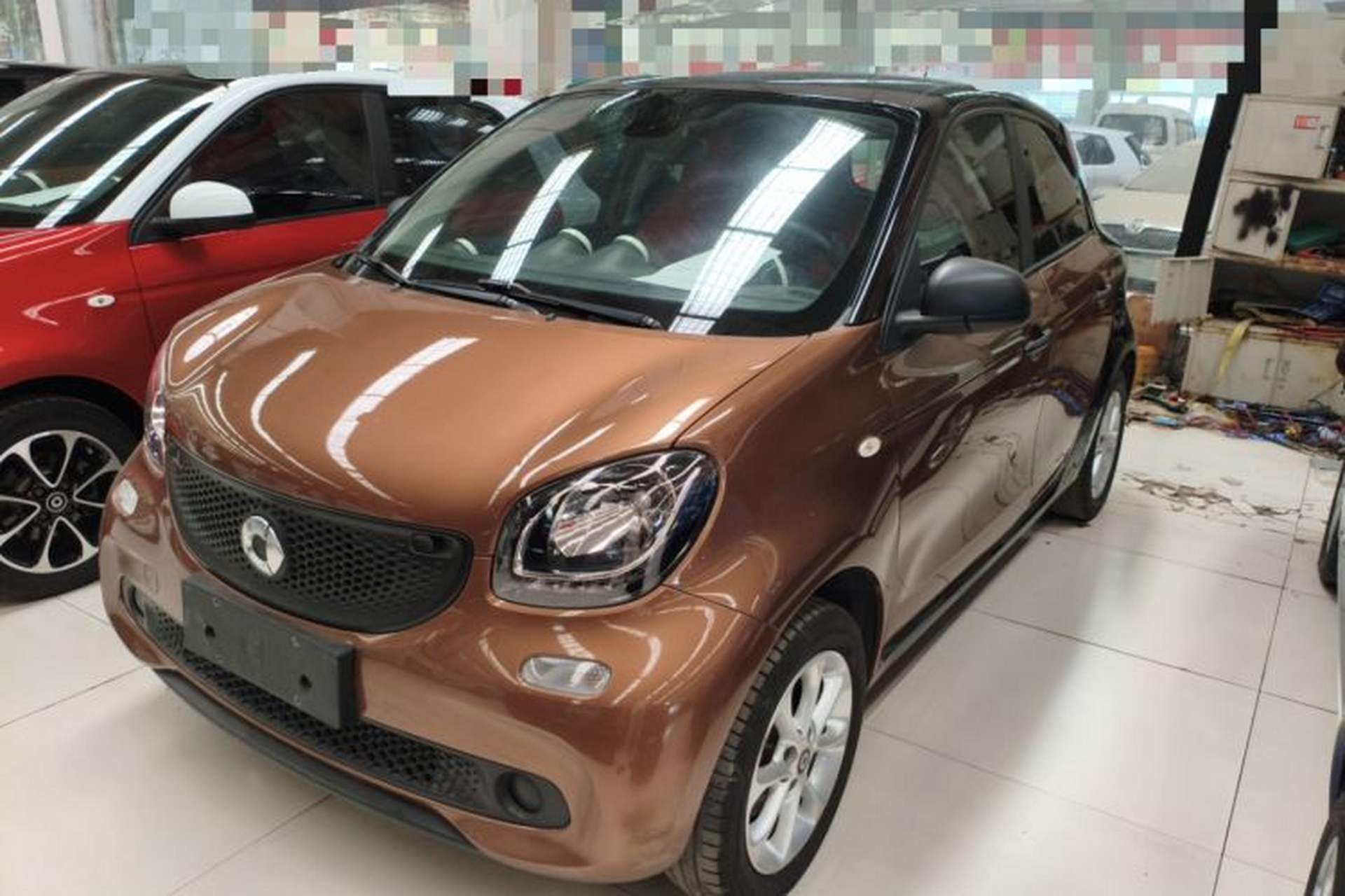 Used smart forfour 2016 1.0L 52 kW Dynamic Edition Front Left 45 Deg