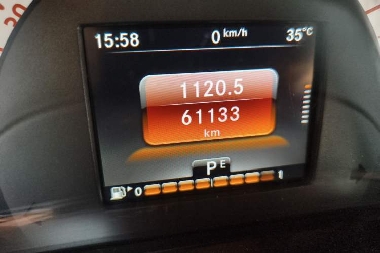 Used smart forfour 2016 1.0L 52 kW Passion Edition Odometer Close Up