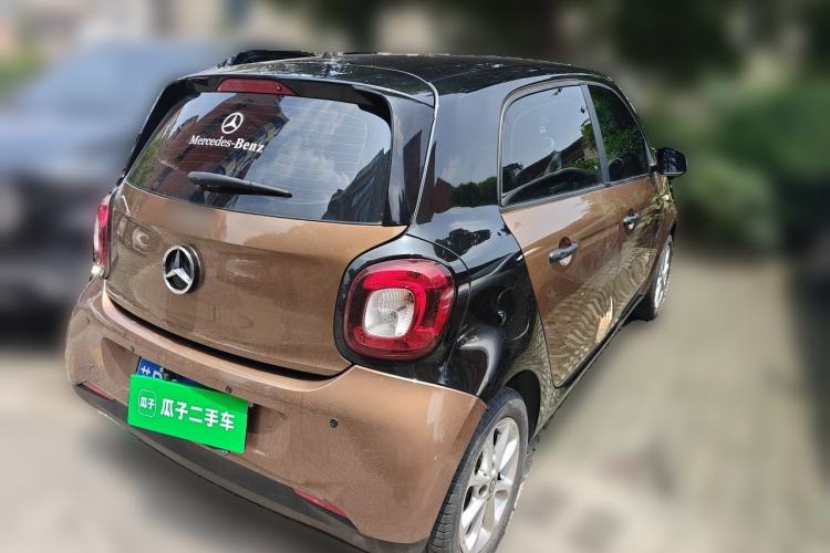 Used smart forfour 2016 1.0L 52 kW Dynamic Edition Rear Right 45 Deg