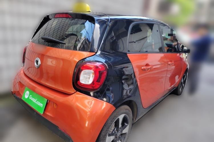 Used smart forfour 2016 1.0L 52 kW Passion Edition Rear Right 45 Deg