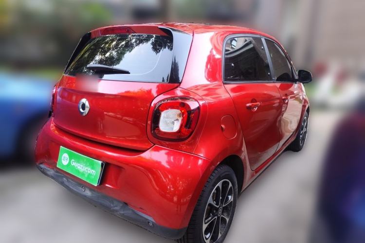 Used smart forfour 2016 1.0L 52 kW Passion Edition Rear Right 45 Deg
