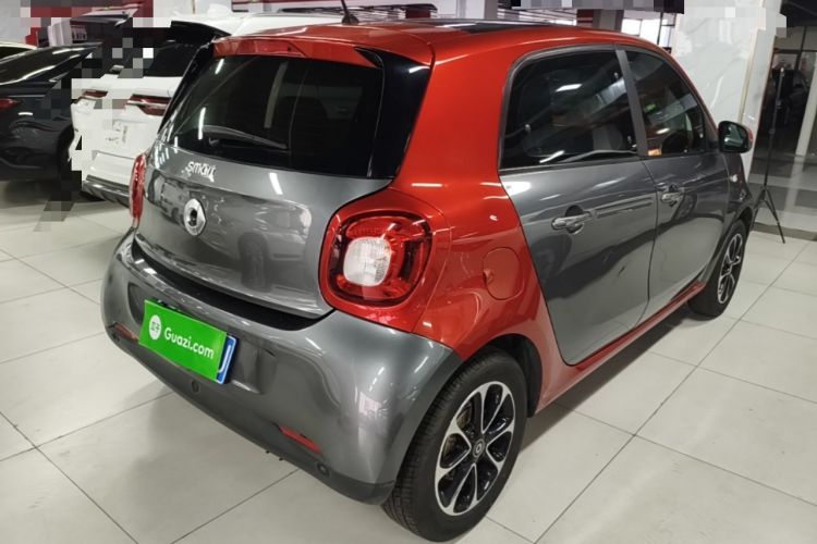Used smart forfour 2016 1.0L 52 kW Passion Edition Rear Right 45 Deg