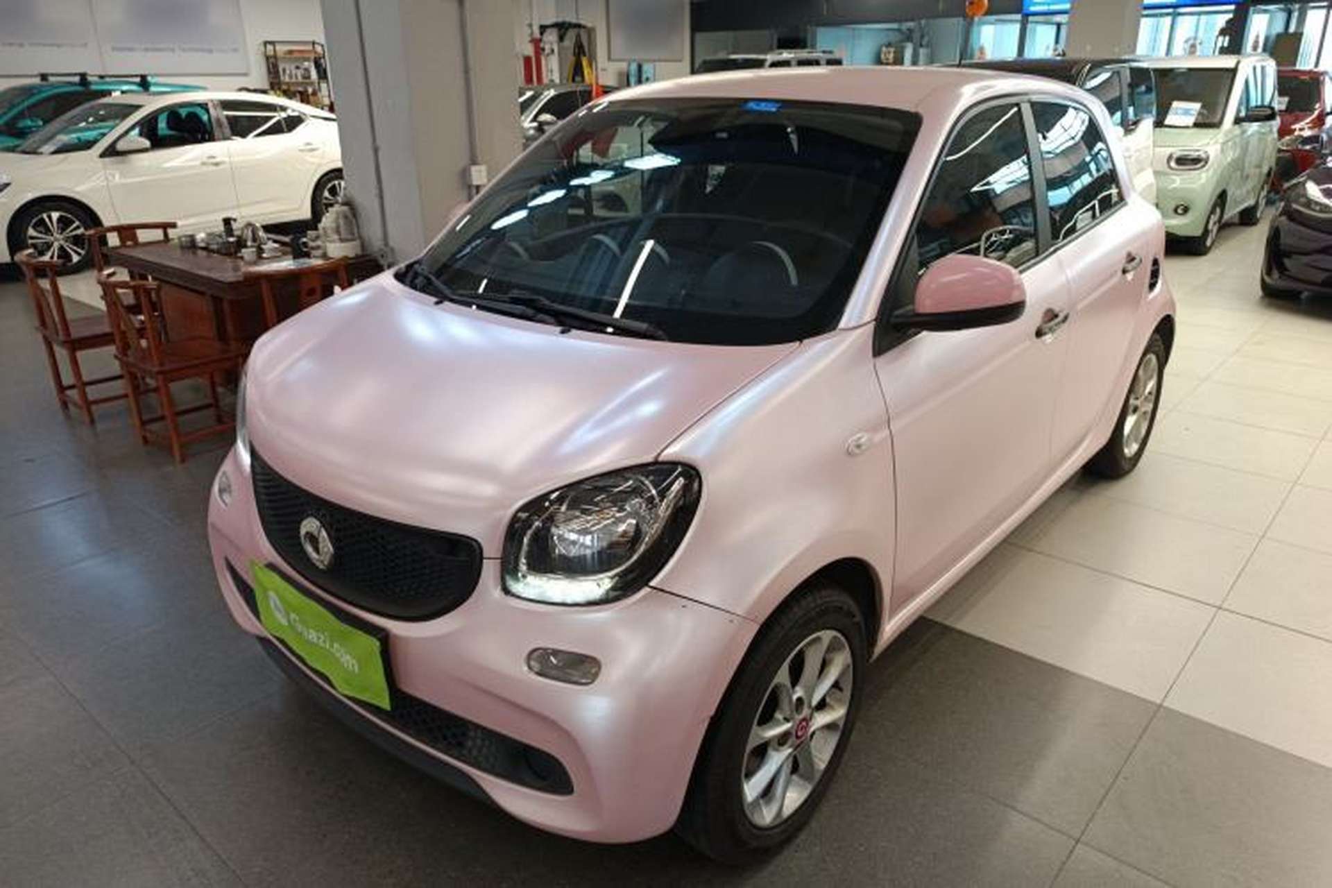 Used smart forfour 2016 1.0L 52 kW Dynamic Edition Front Left 45 Deg