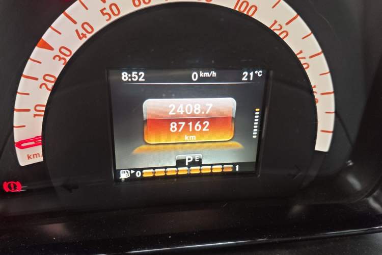 Used smart forfour 2016 1.0L 52 kW Passion Edition Odometer Close Up