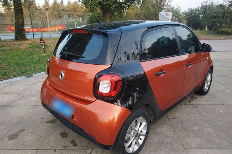 Used smart forfour 2016 1.0L 52 kW Dynamic Edition Rear Right 45 Deg