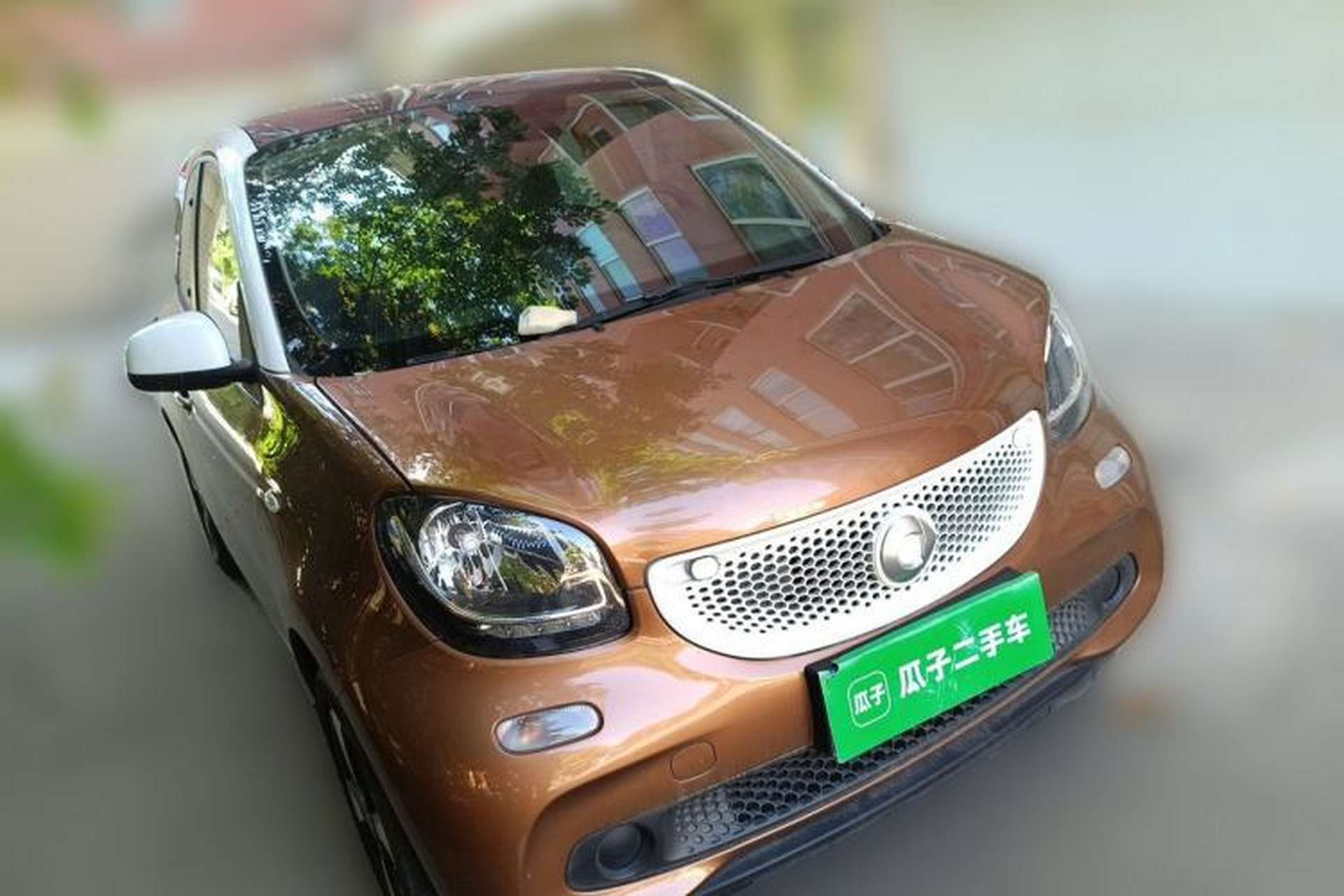 Used smart forfour 2016 1.0L 52 kW Passion Edition Front Right 45 Deg
