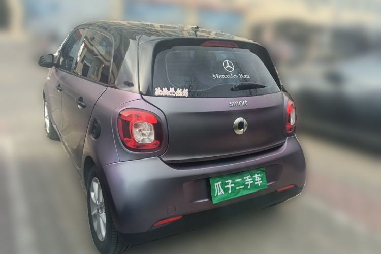 Used smart forfour 2016 1.0L 52 kW Dynamic Edition Rear Left 45 Deg