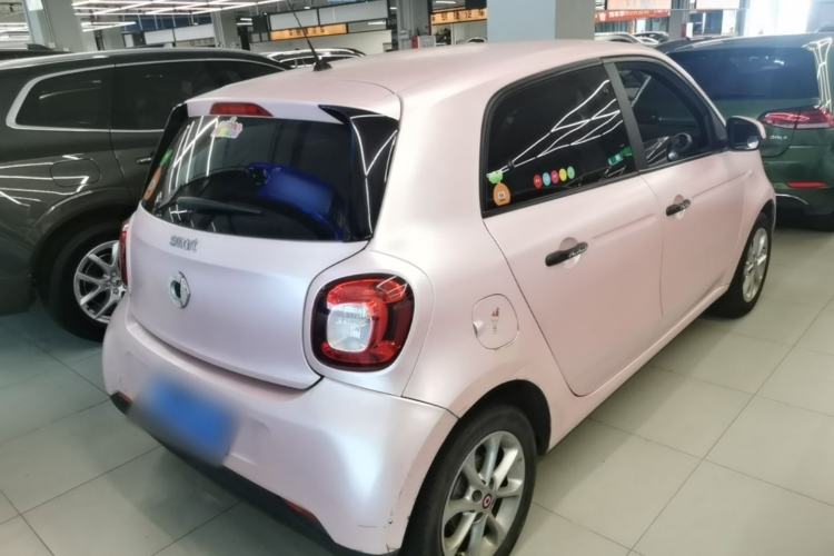 Used smart forfour 2016 1.0L 52 kW Dynamic Edition Rear Right 45 Deg