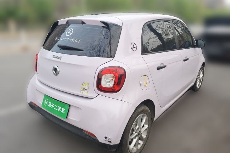 Used smart forfour 2016 1.0L 52 kW Dynamic Edition Rear Right 45 Deg