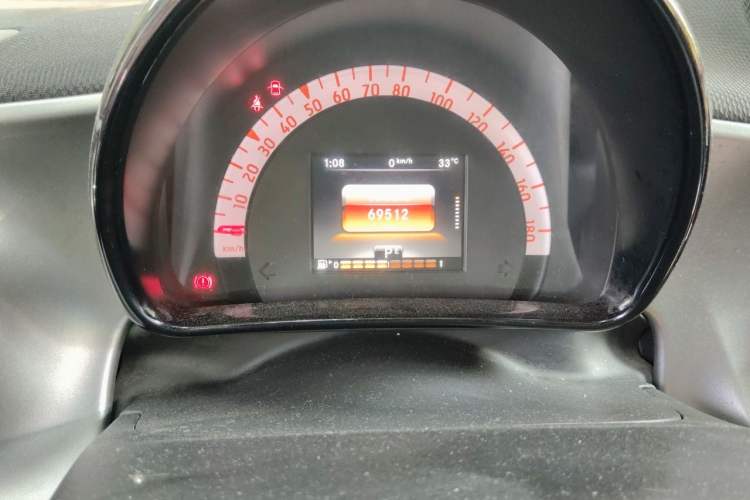 Used smart forfour 2016 0.9T 66 kW Pioneer Edition Odometer Close Up
