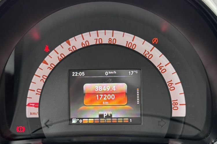 Used smart forfour 2016 1.0L 52 kW Passion Edition Odometer Close Up