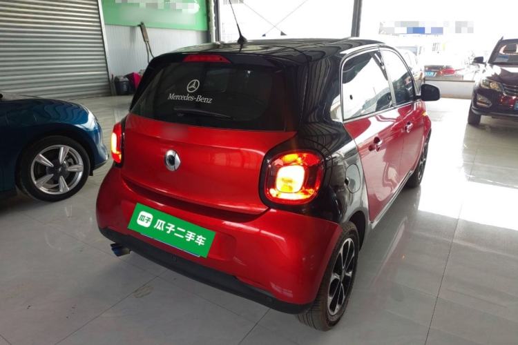 Used smart forfour 2016 1.0L 52 kW Passion Edition Rear Right 45 Deg