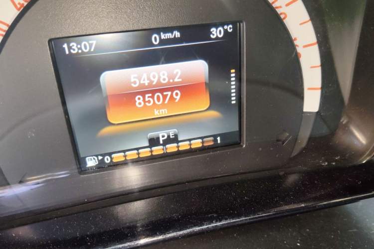 Used smart forfour 2016 1.0L 52 kW Passion Edition Odometer Close Up