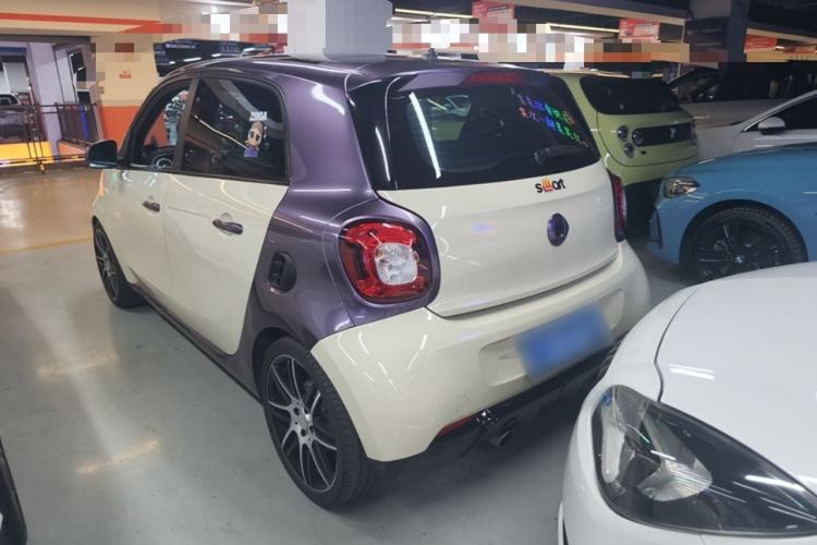 Used smart forfour 2016 1.0L 52 kW Passion Edition Rear Left 45 Deg