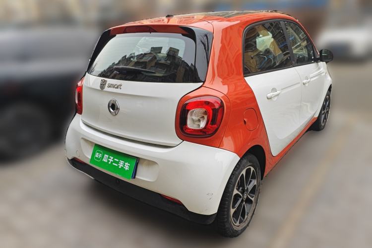 Used smart forfour 2016 1.0L 52 kW Passion Edition Rear Right 45 Deg