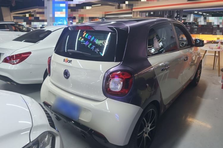Used smart forfour 2016 1.0L 52 kW Passion Edition Rear Right 45 Deg
