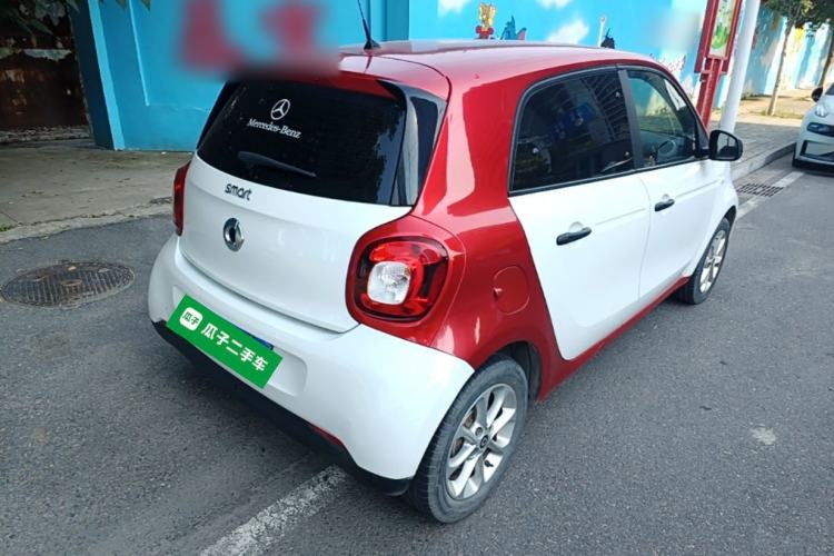 Used smart forfour 2016 1.0L 52 kW Dynamic Edition Rear Right 45 Deg