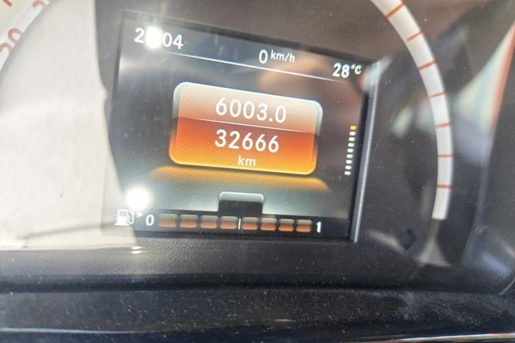 Used smart forfour 2016 1.0L 52 kW Passion Edition Odometer Close Up