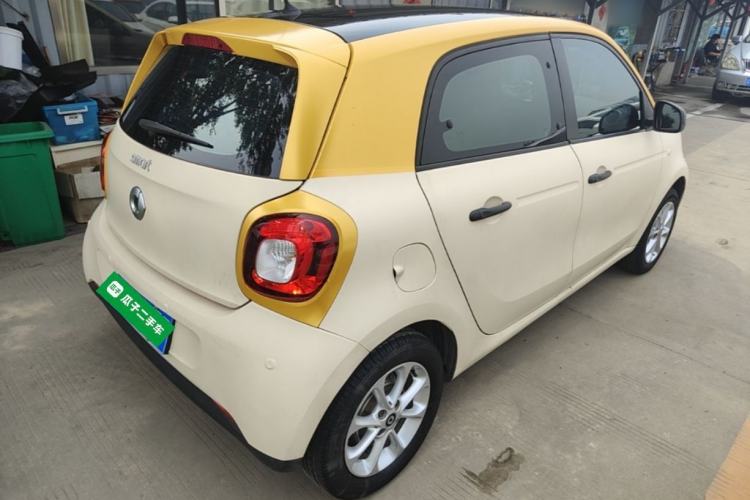 Used smart forfour 2016 1.0L 52 kW Dynamic Edition Rear Right 45 Deg