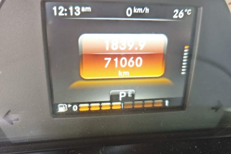 Used smart forfour 2018 1.0L 52kW Passion Edition Odometer Close Up