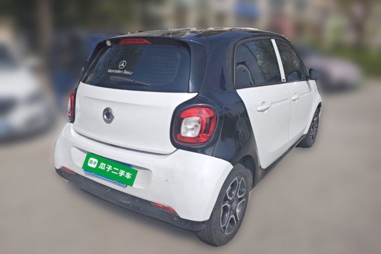 Used smart forfour 2018 1.0L 52kW Passion Edition Rear Right 45 Deg