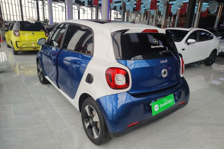Used smart forfour 2018 1.0L 52kW Passion Edition Rear Left 45 Deg