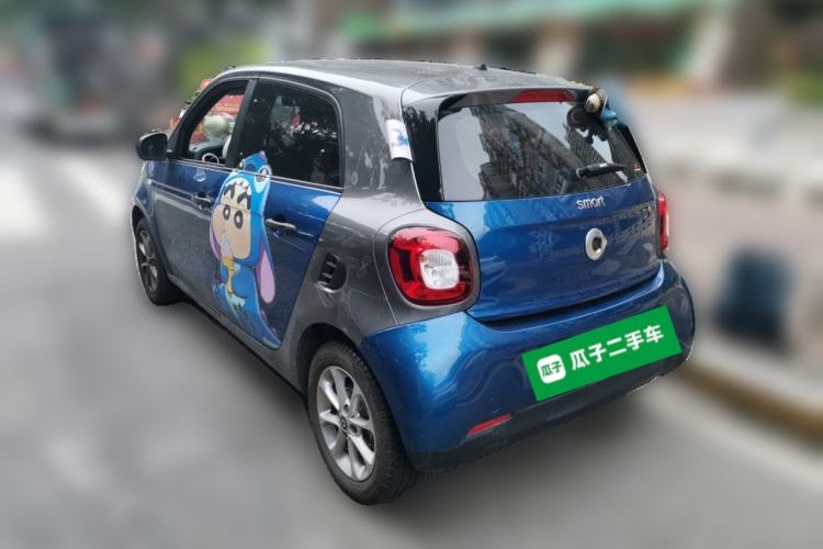 Used smart forfour 2018 1.0L 52 kW Dynamic Edition Rear Left 45 Deg