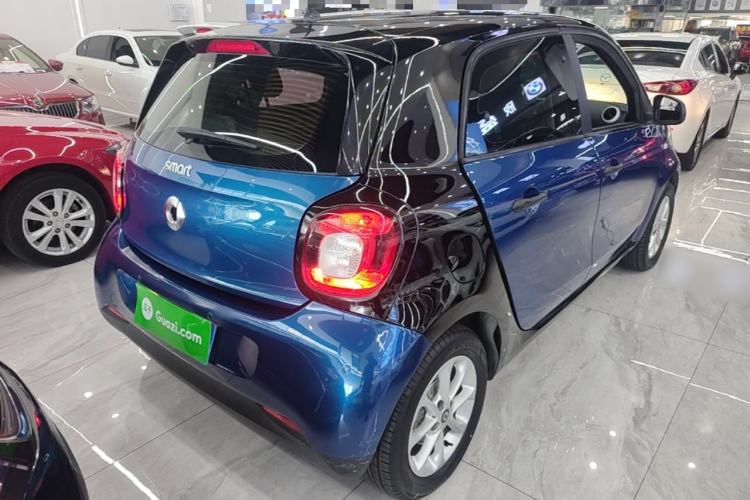 Used smart forfour 2018 1.0L 52 kW Dynamic Edition Rear Right 45 Deg