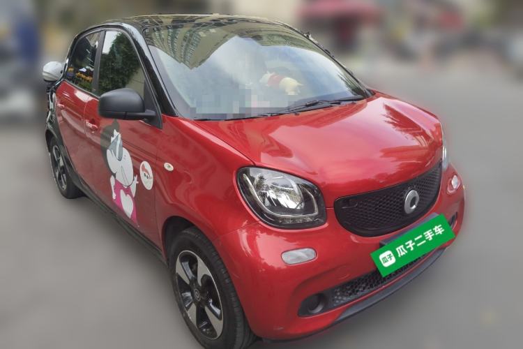 Used smart forfour 2018 1.0L 52kW Passion Edition Front Right 45 Deg