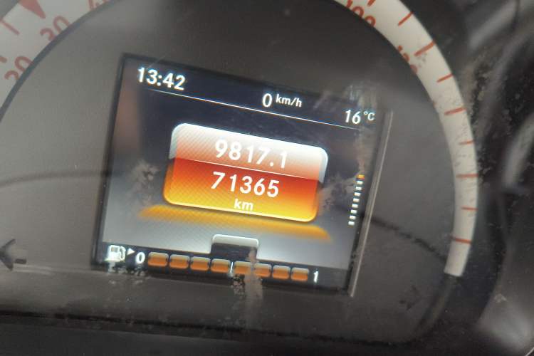 Used smart forfour 2018 1.0L 52kW Passion Edition Odometer Close Up
