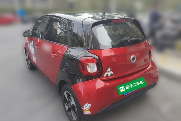 Used smart forfour 2018 1.0L 52kW Passion Edition Rear Left 45 Deg