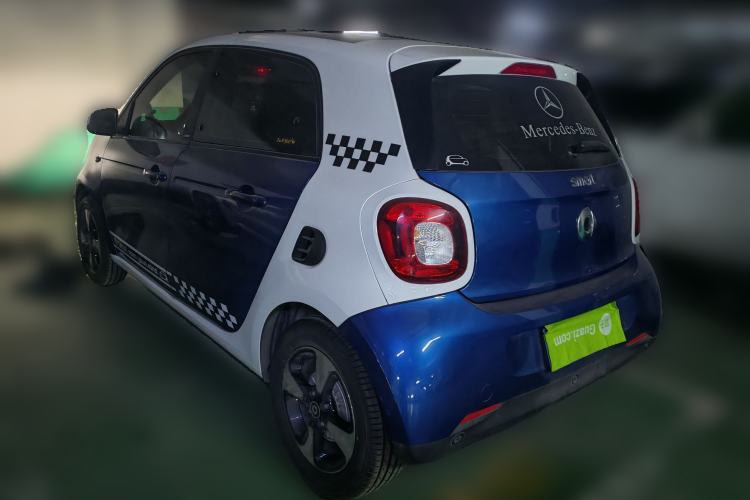 Used smart forfour 2018 1.0L 52kW Passion Edition Rear Left 45 Deg