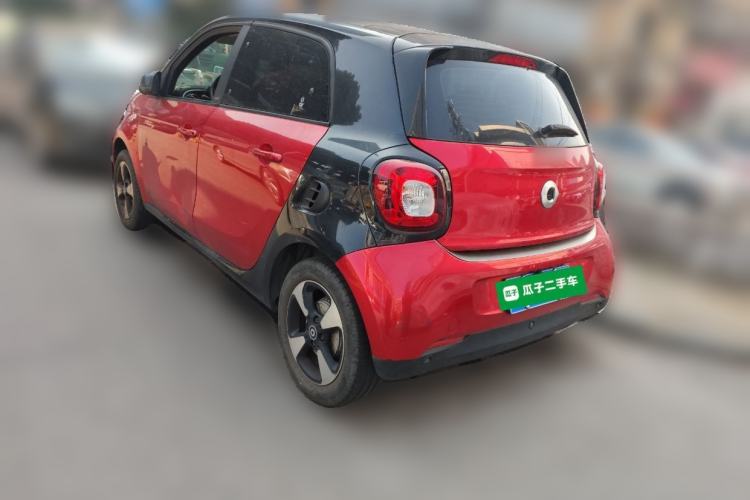Used smart forfour 2018 1.0L 52kW Passion Edition Rear Left 45 Deg