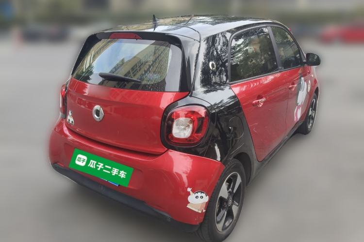 Used smart forfour 2018 1.0L 52kW Passion Edition Rear Right 45 Deg