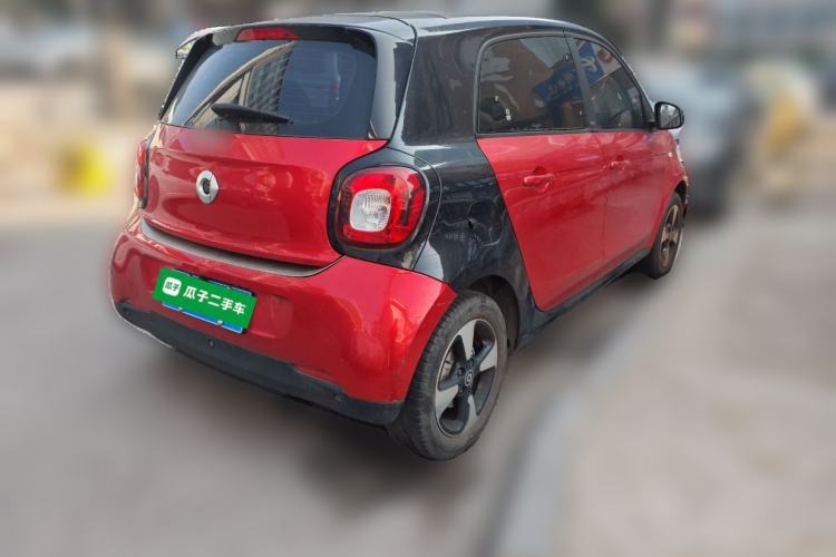 Used smart forfour 2018 1.0L 52kW Passion Edition Rear Right 45 Deg