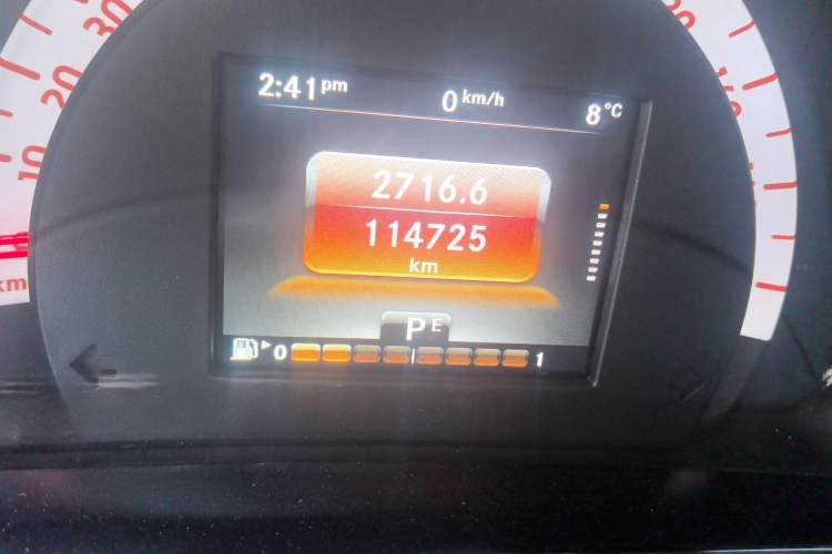 Used smart forfour 2018 0.9T 66 kW Pioneer Edition Odometer Close Up