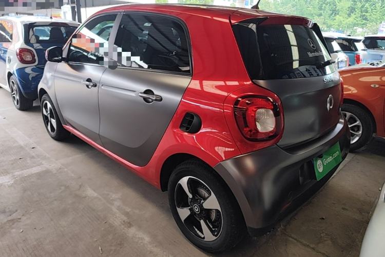 Used smart forfour 2018 1.0L 52kW Passion Edition Rear Left 45 Deg
