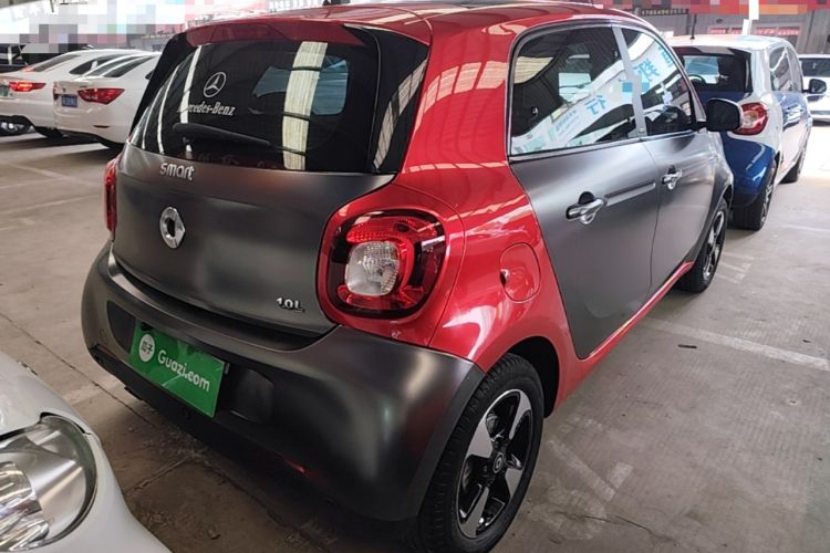 Used smart forfour 2018 1.0L 52kW Passion Edition Rear Right 45 Deg